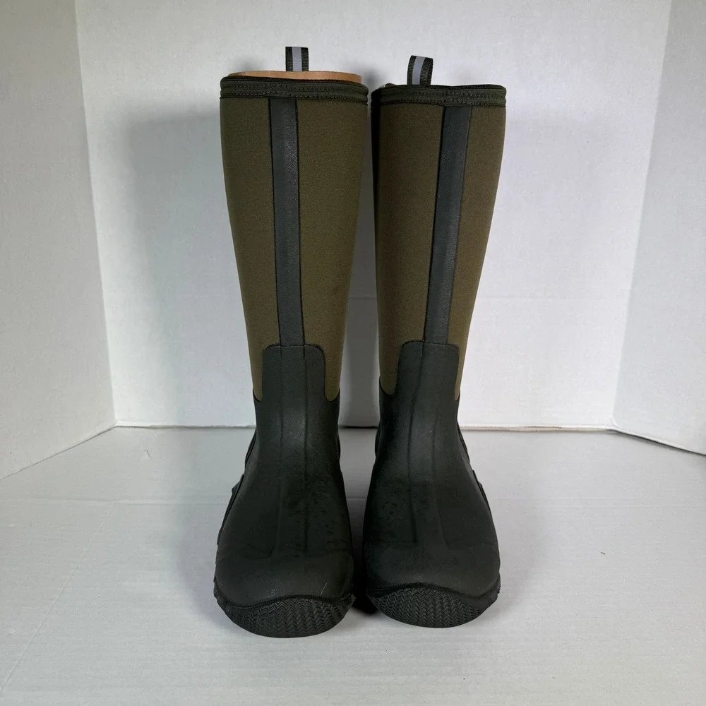 Muck Boot Company Edgewater Hi Men 8 Moss Green Waterproof Rubber Boots EWH-333T